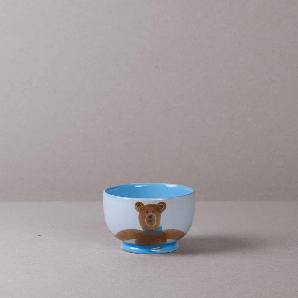 Blue Teddy Bear Small Bowl