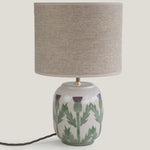 Cream Thistle Small Table Lamp