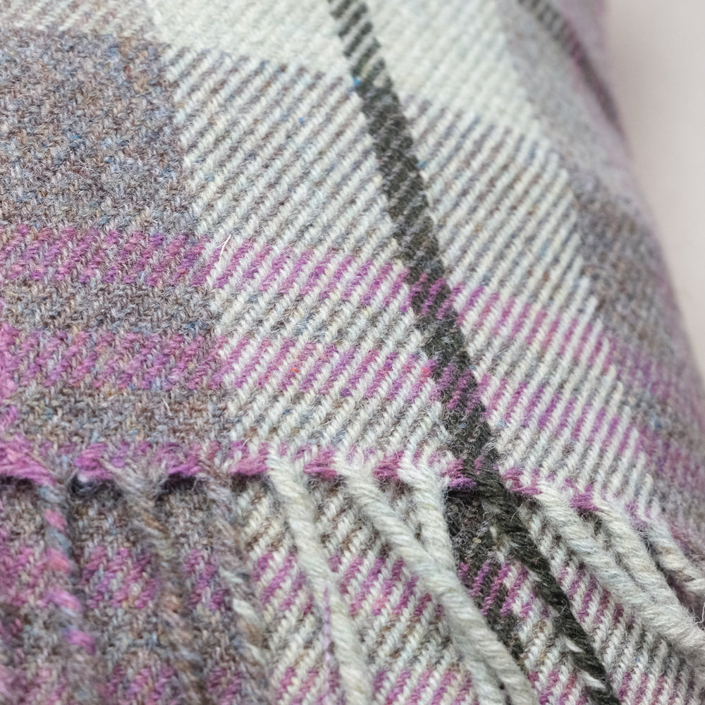 Cawdor Pure Lambswool Throw Cushion Cover