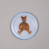Blue Teddy Bear Side Plate
