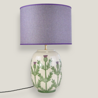 Cream Thistle Large Table Lamp