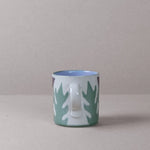Cream Thistle Large Mug with Hot chocolate Stirrer