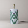 Cream Thistle Large Tapered Lamp