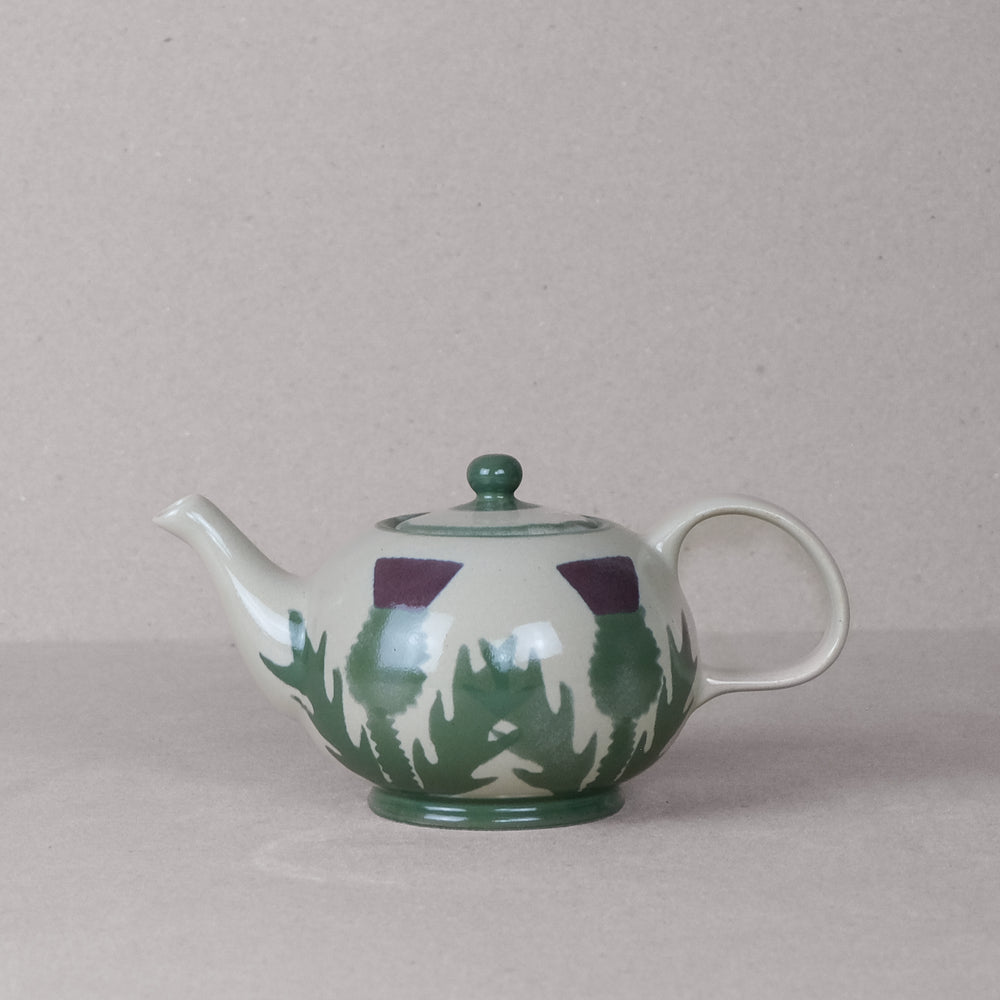 Cream Thistle Small Teapot