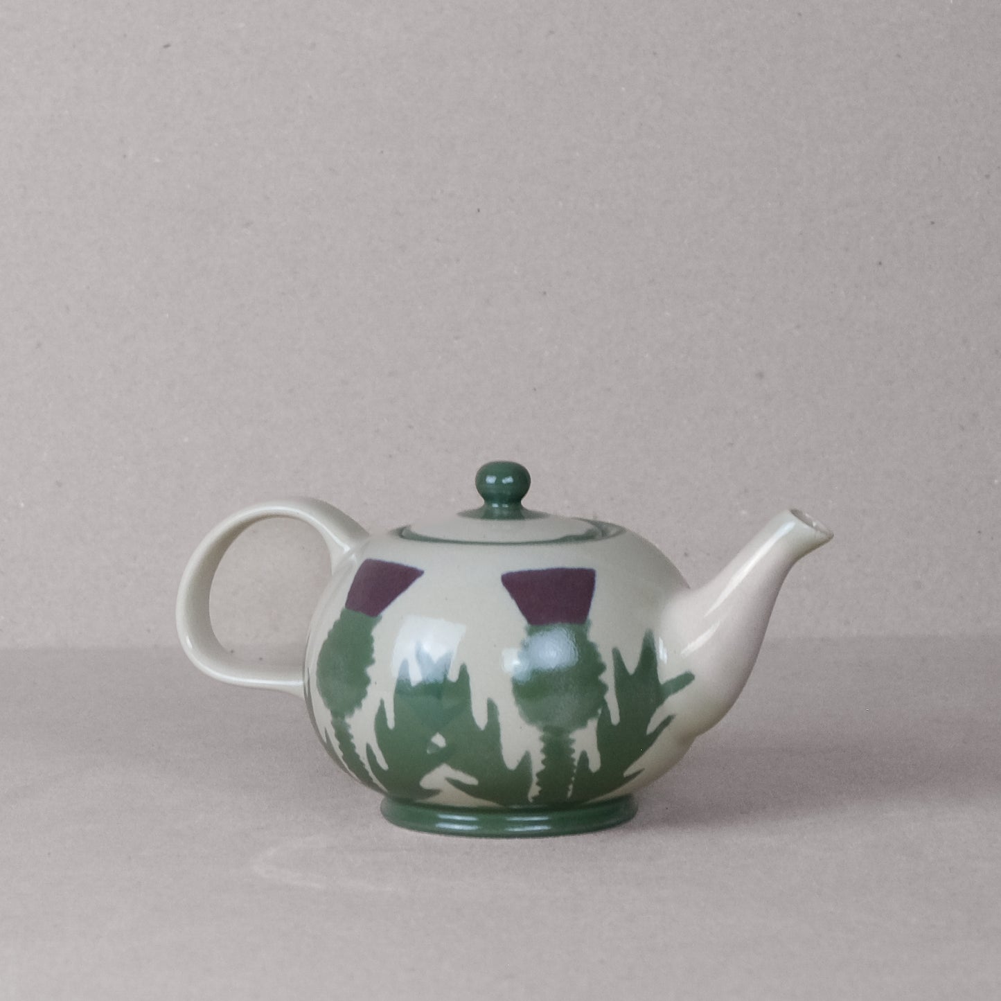 Cream Thistle Small Teapot