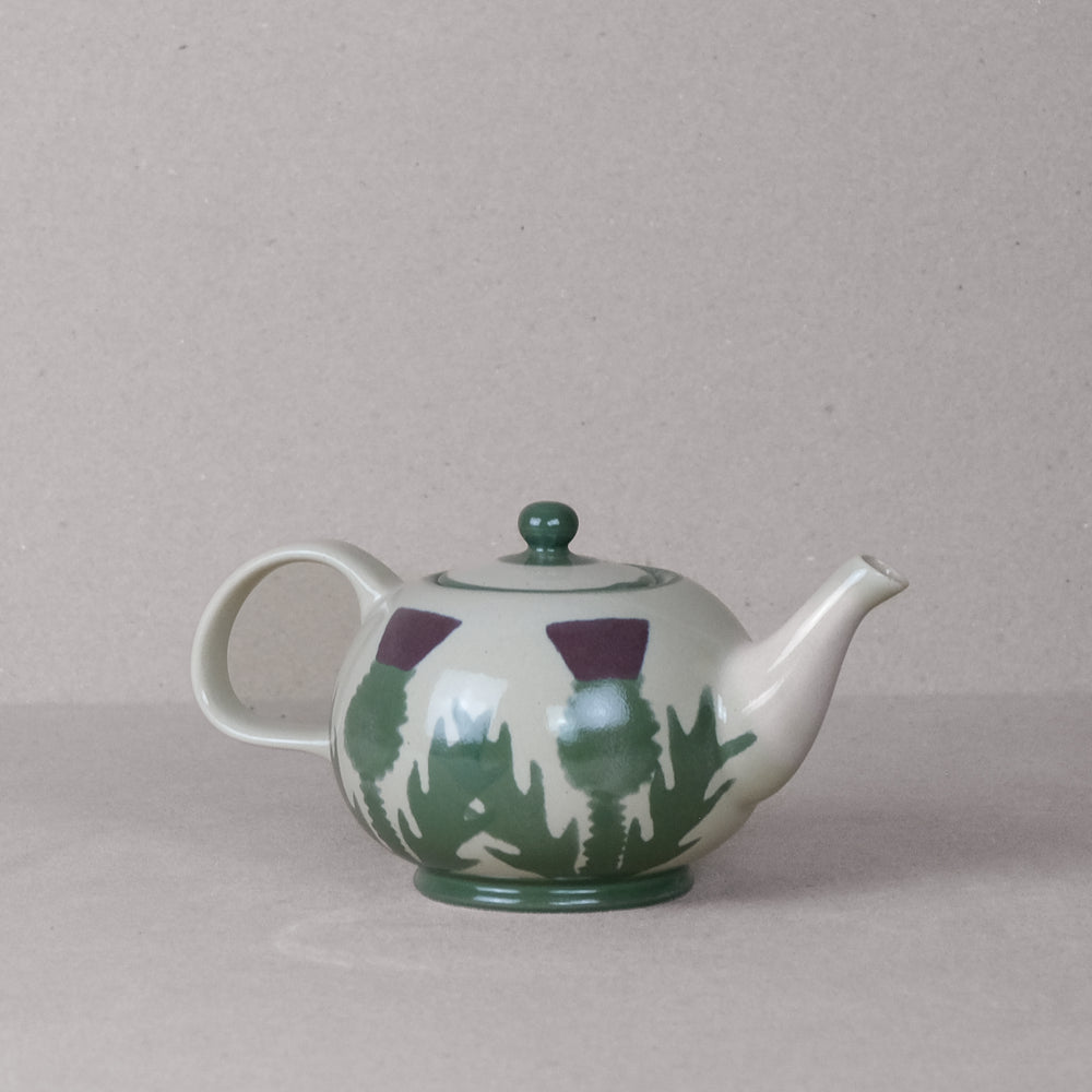 Cream Thistle Small Teapot