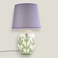 Cream Thistle Large Table Lamp