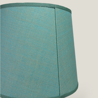 Teal Linen Small Tapered Lampshade