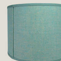 Teal Linen Small Lampshade