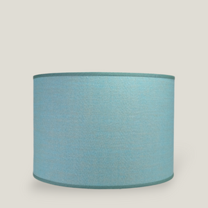 Teal Linen Large Lampshade