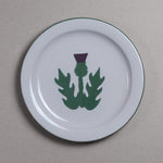 Cream Thistle Dinner Plate