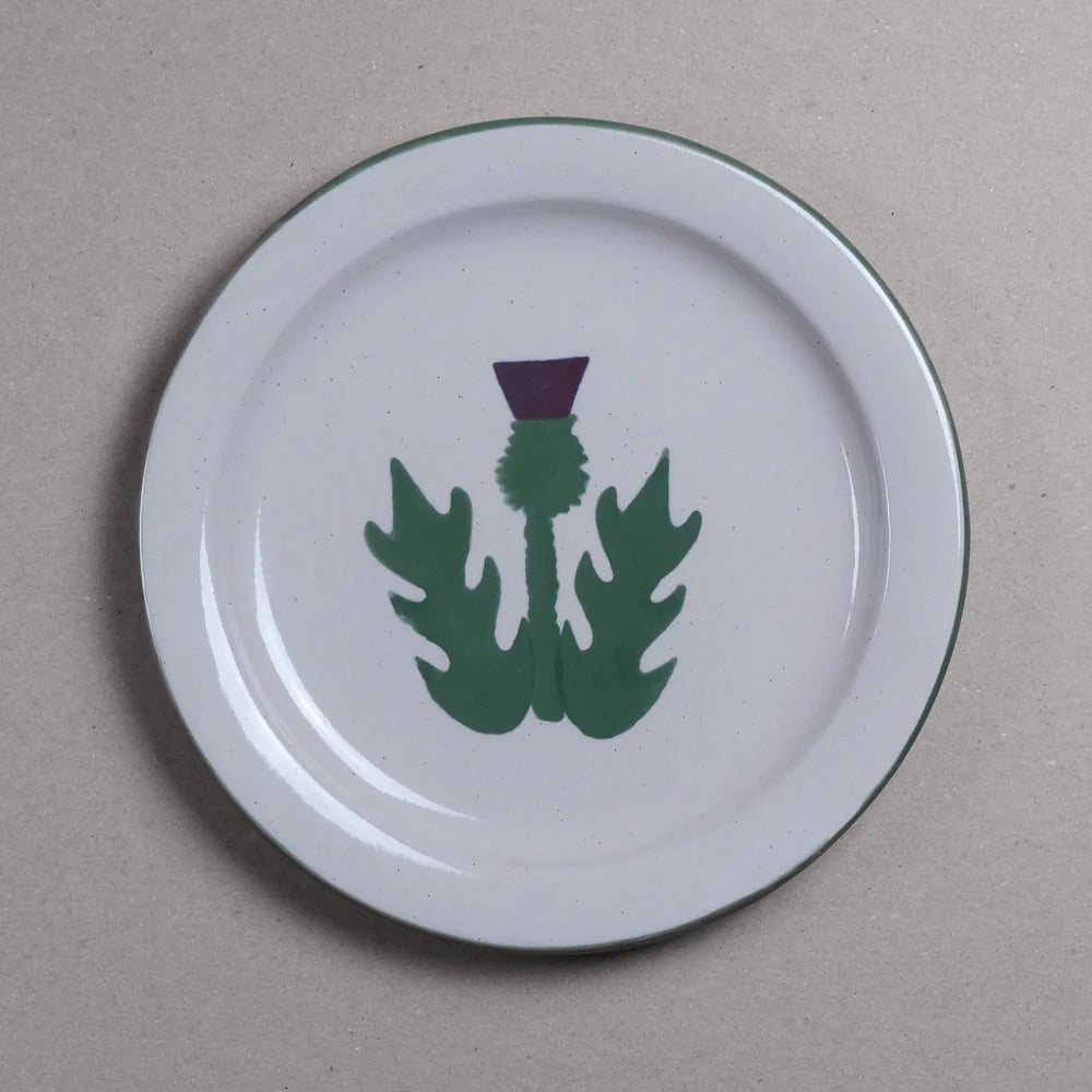 Cream Thistle 5 Piece Dinner Set