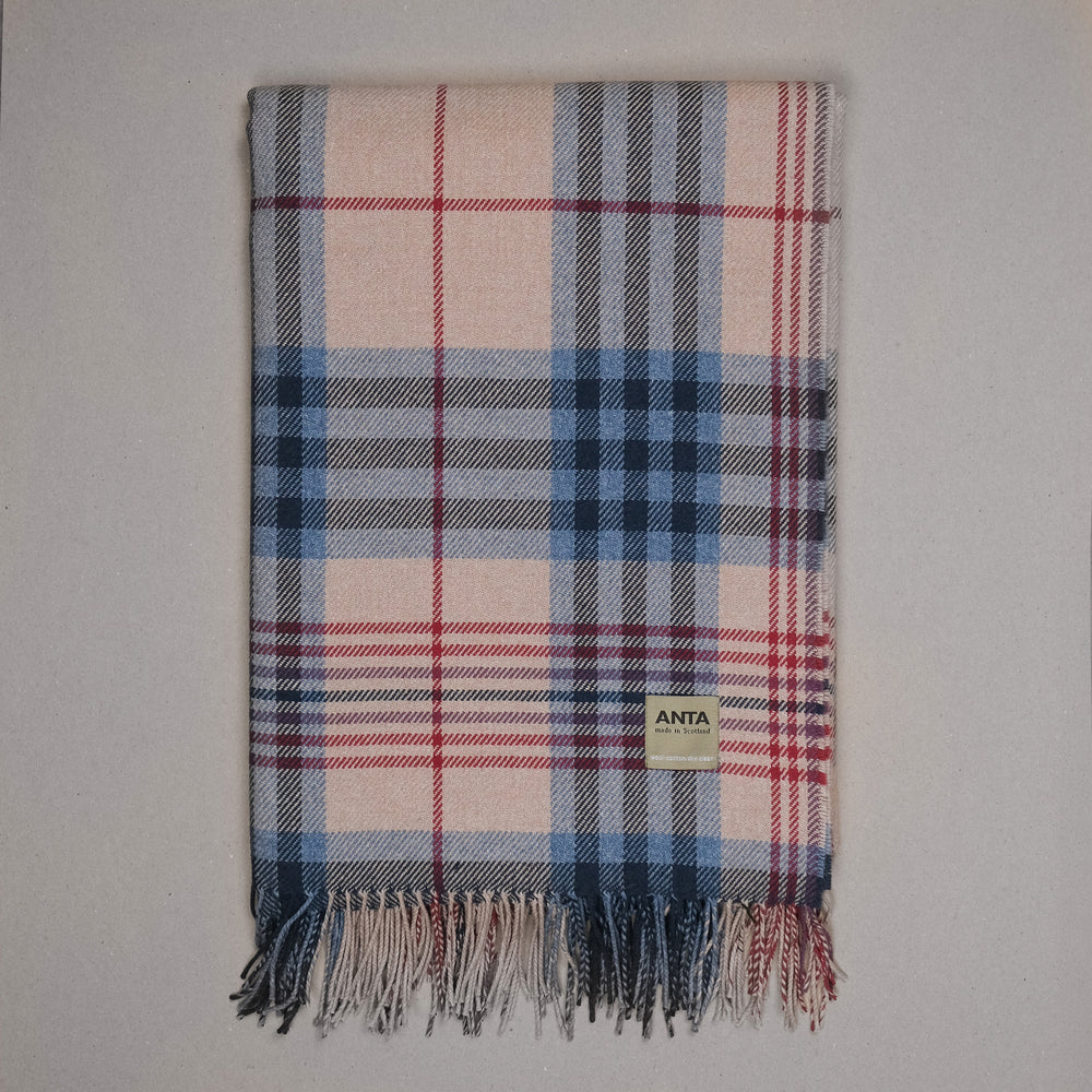 David Kennedy Wool Cotton Throw