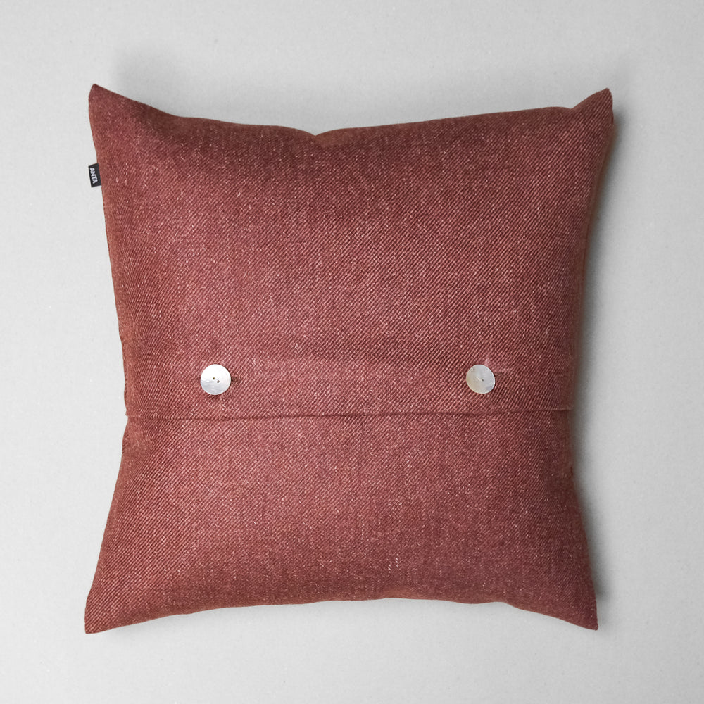 Dornoch Highland Tweed Button Cushion