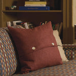 Dornoch Highland Tweed Button Cushion