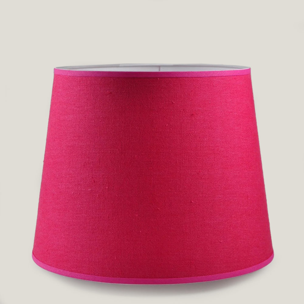 Flamingo Linen Large Tapered Lampshade