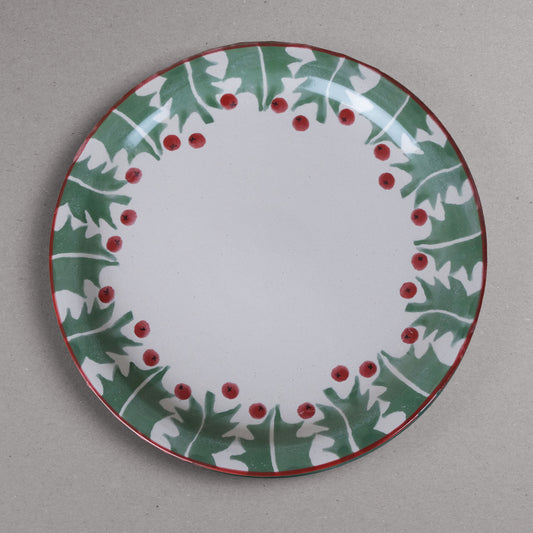 Holly Serving Plate