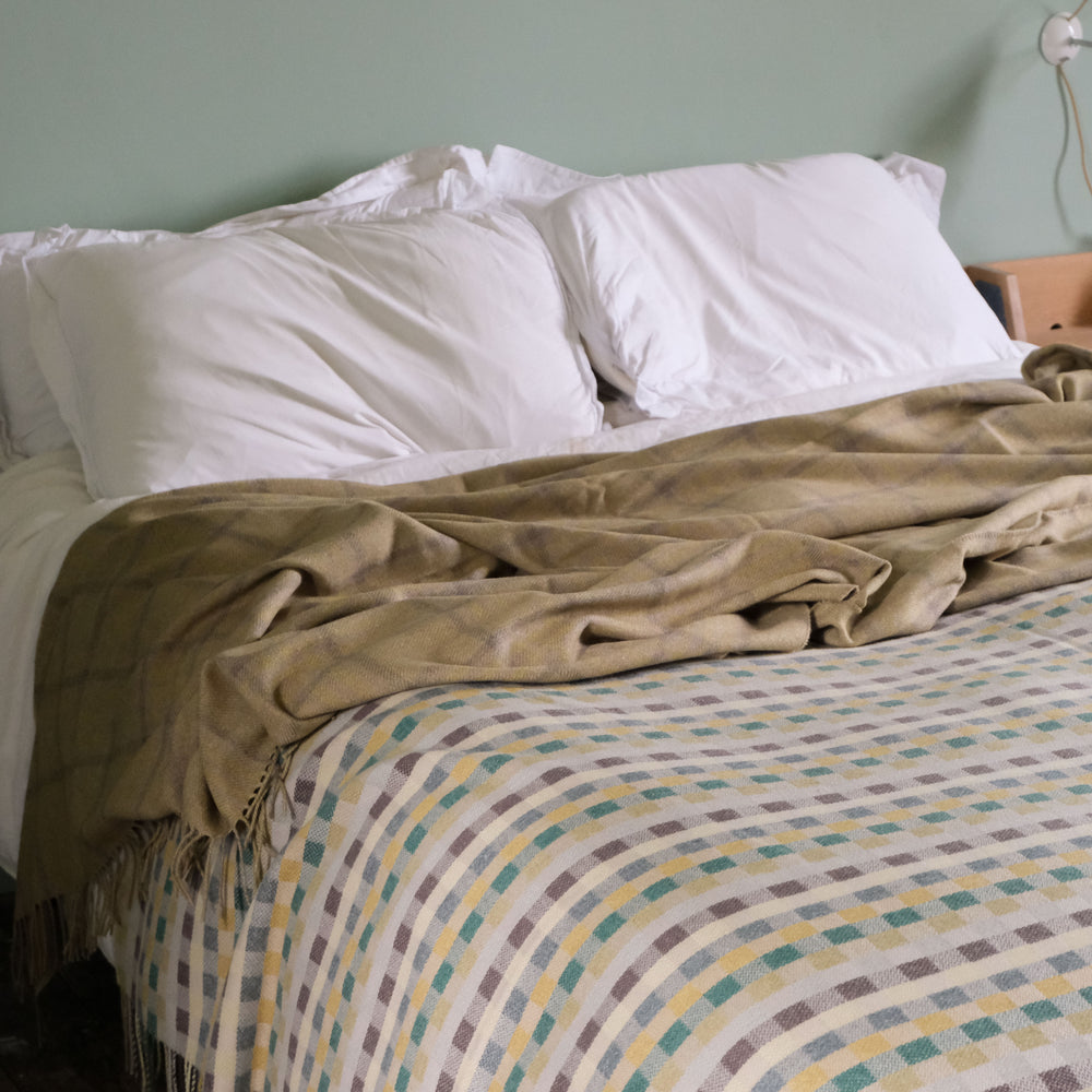 Patrick Wool Cotton Throw