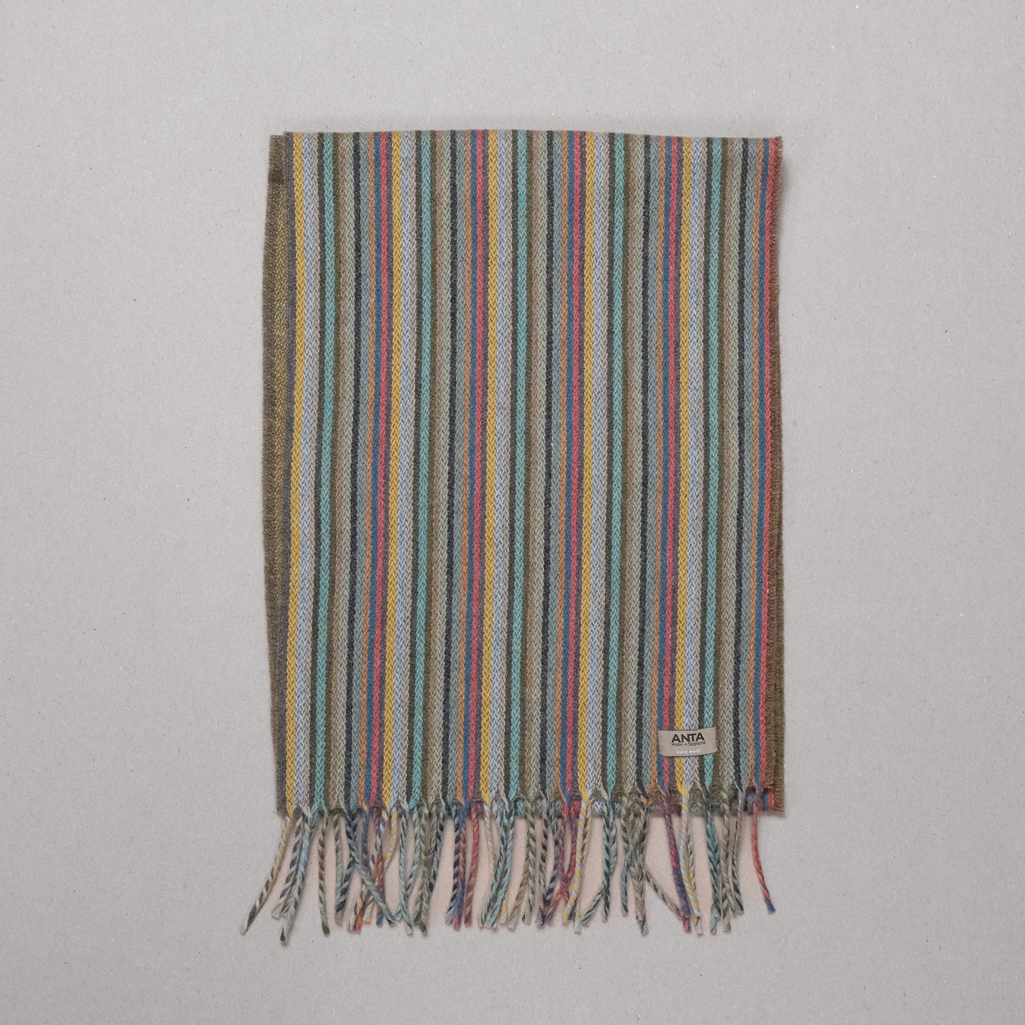Lennox Merino Striped Scarf