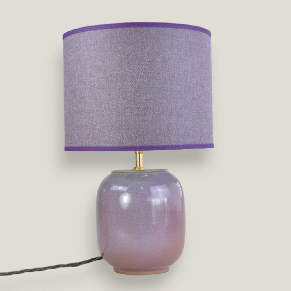 Rustic Heather Small Table Lamp