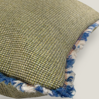 Brora Highland Tweed Fringed Cushion Cover