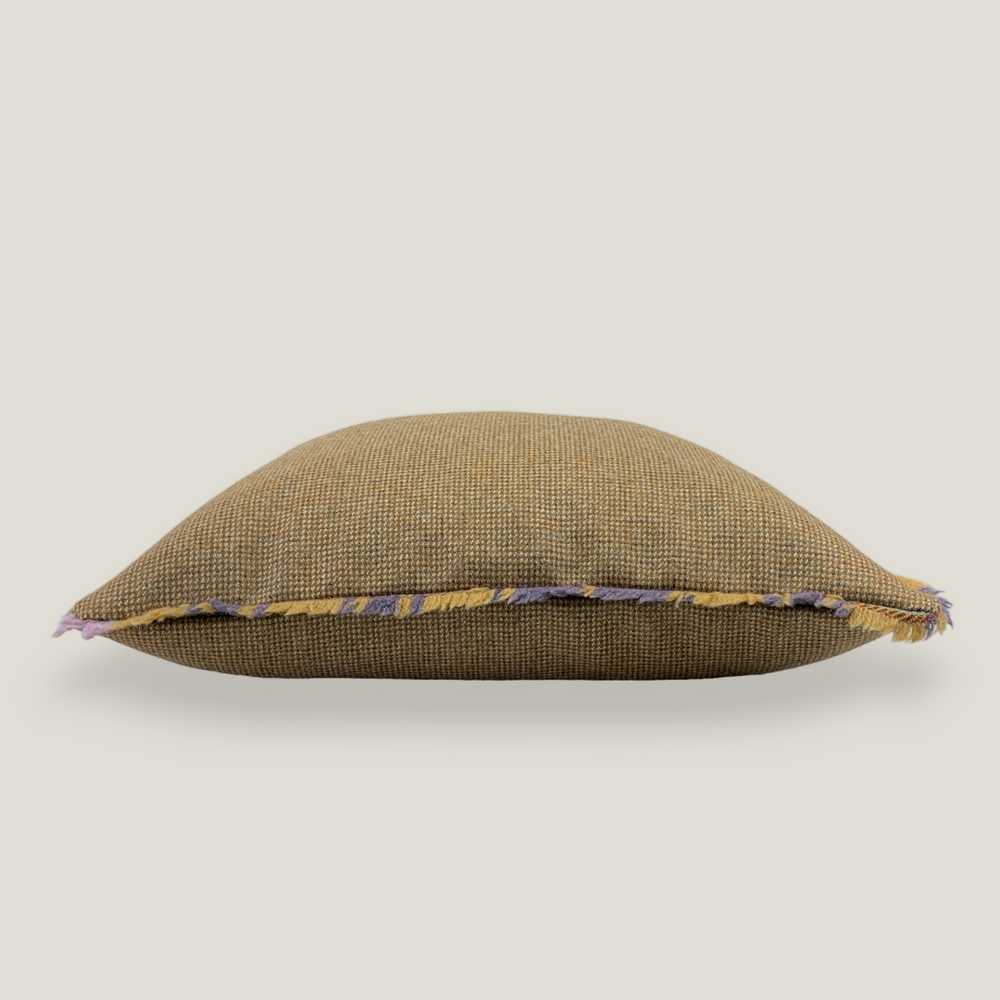 Carron Highland Tweed Fringed Cushion Cover