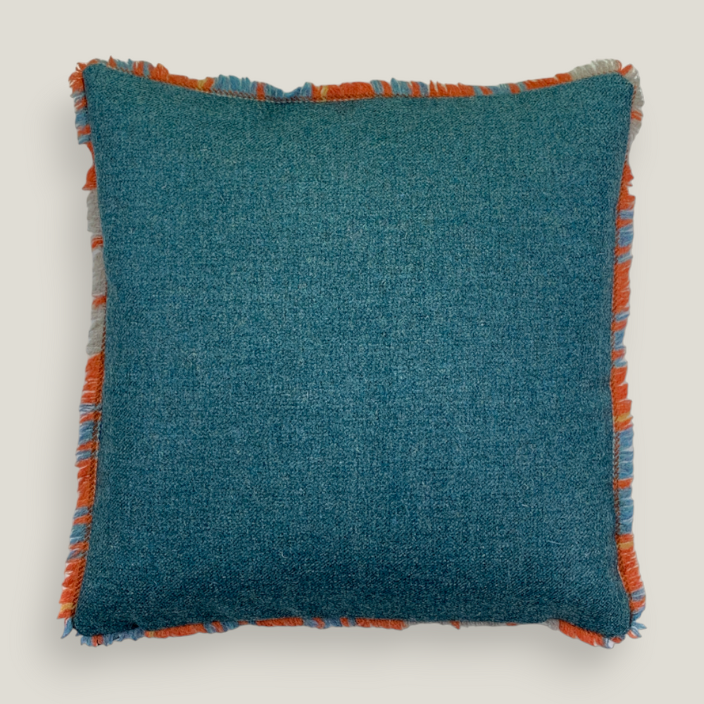 Skara Brae Highland Tweed Fringed Cushion Cover