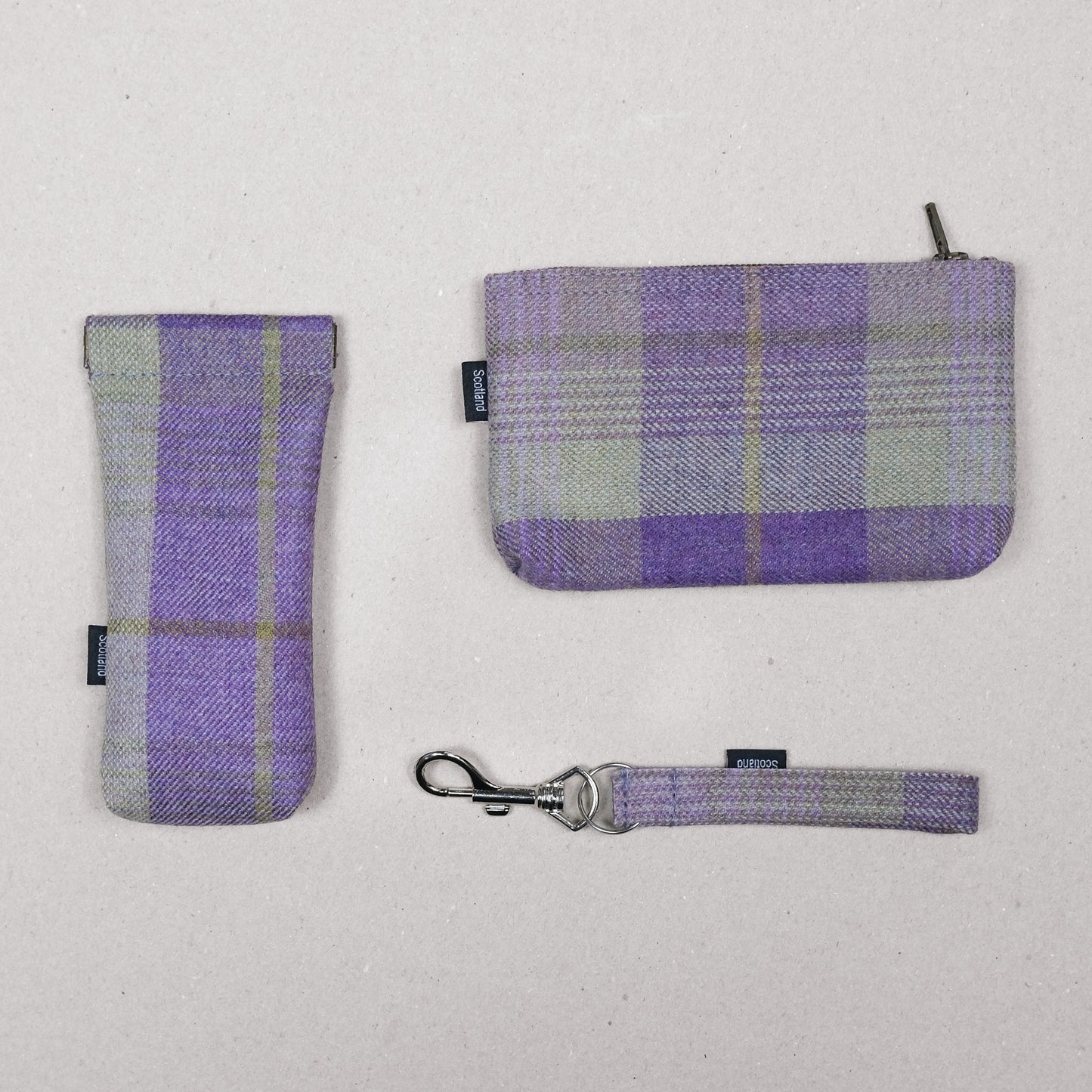 Rannoch Glasses Case, Purse & Keyring Set