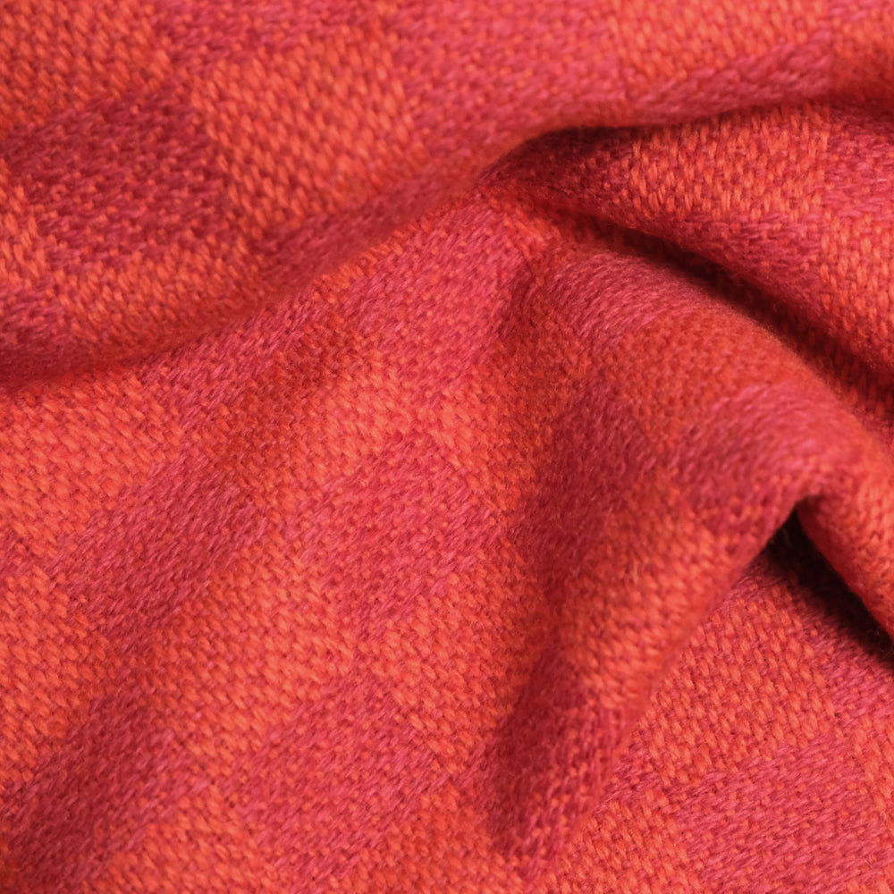Rose Wool Cotton Throw