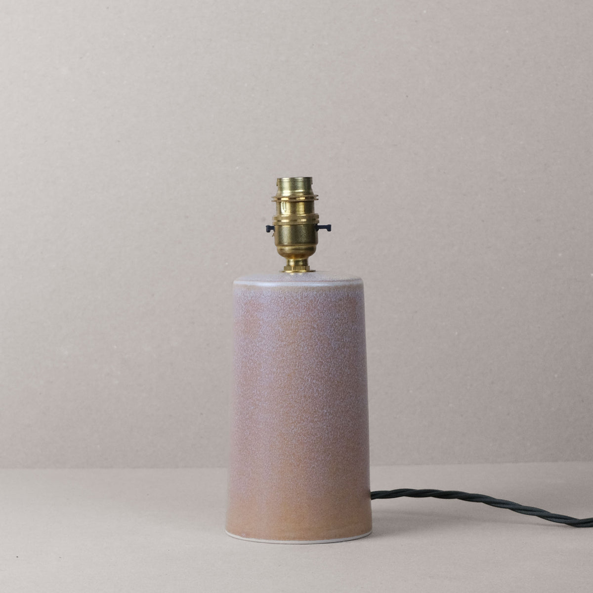 Rustic Heather Small Tapered Lamp