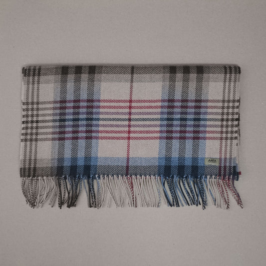 David Kennedy Wool Cotton Blanket Scarf