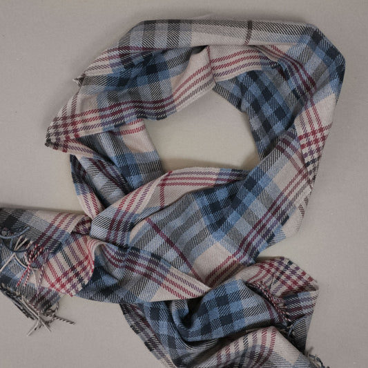 David Kennedy Wool Cotton Blanket Scarf