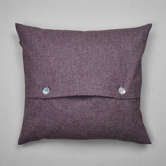 St Andrews Highland Tweed Button Cushion