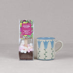 Harebell Medium Mug With Hot Chocolate Stirrer