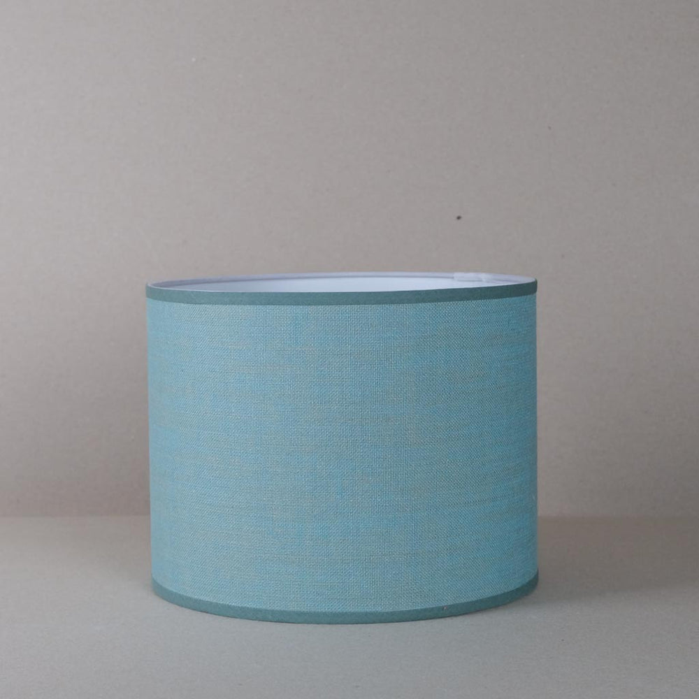 Teal Linen Small Lampshade