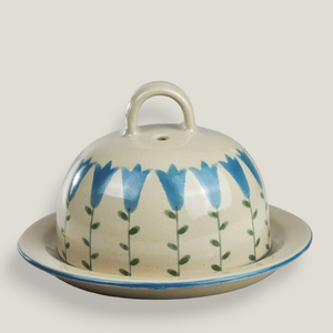 Harebell Cheese Dome and Plate