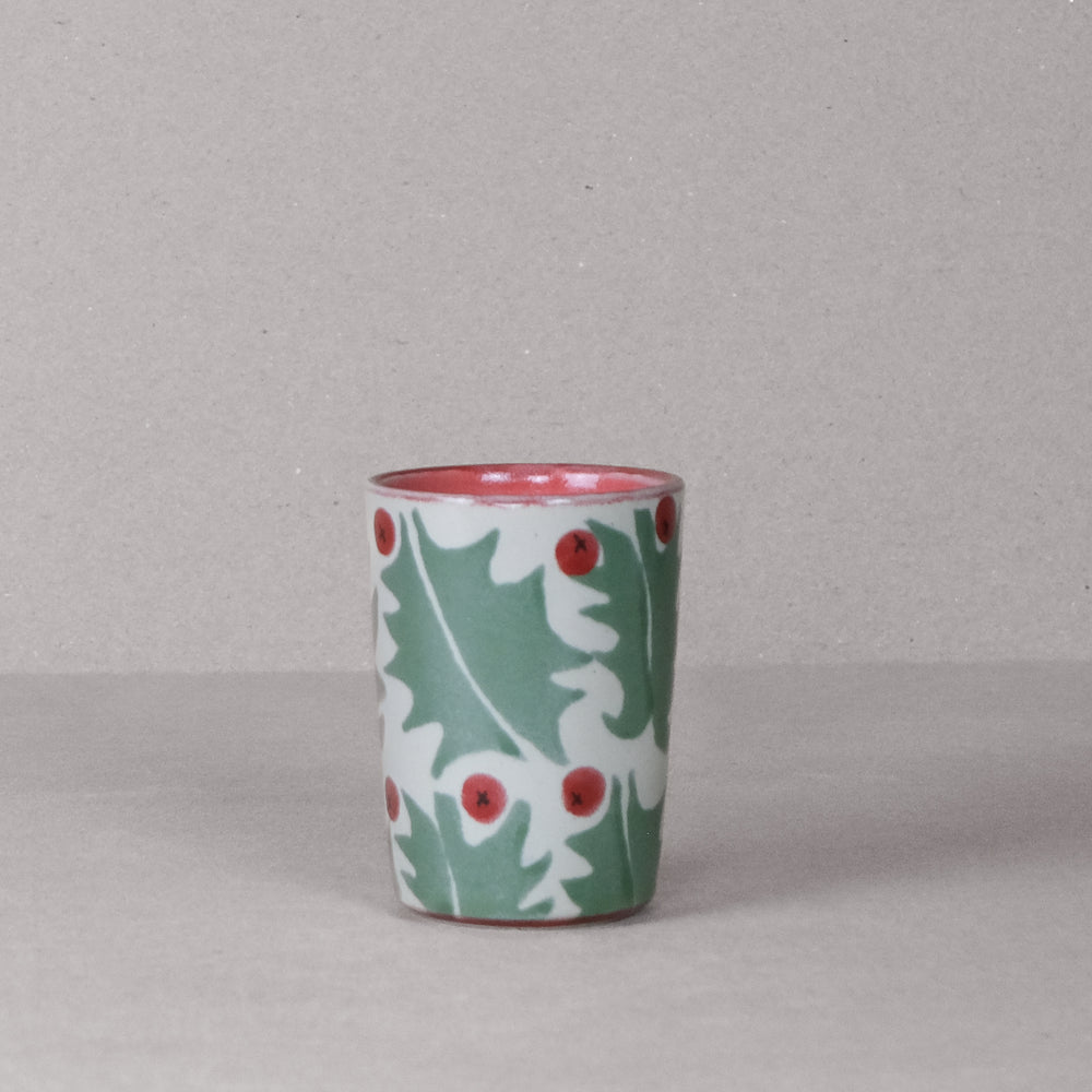 Holly Latte Mug