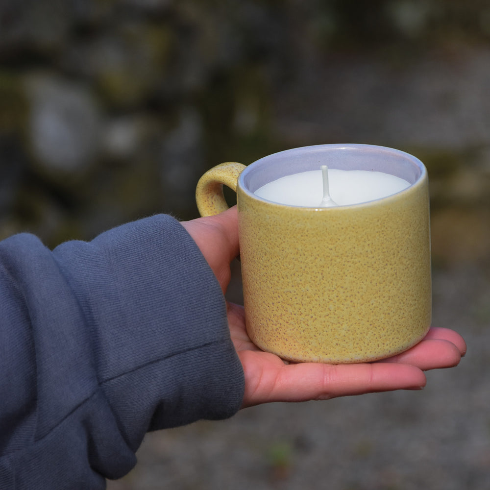 Canary Candle Mug