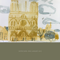 Notre Dame Greetings Card