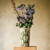 Cream Thistle Large Vase