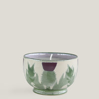 Cream Thistle Small Candle Bowl