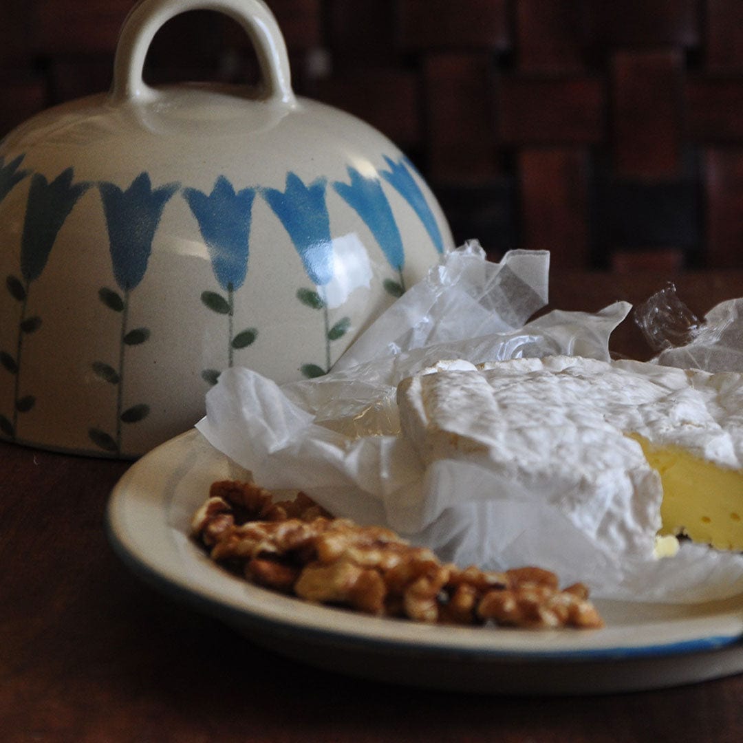 Harebell Cheese Dome and Plate