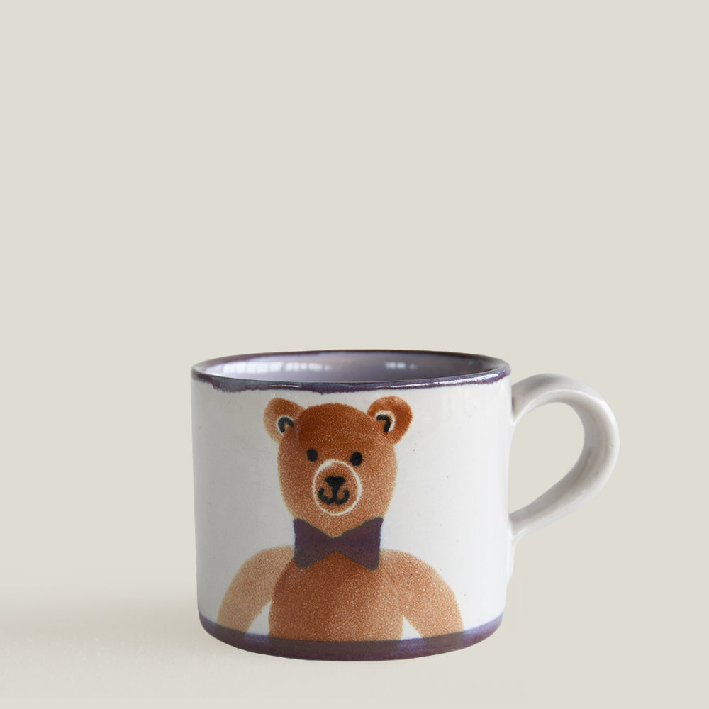 Purple Teddy Bear Small Mug