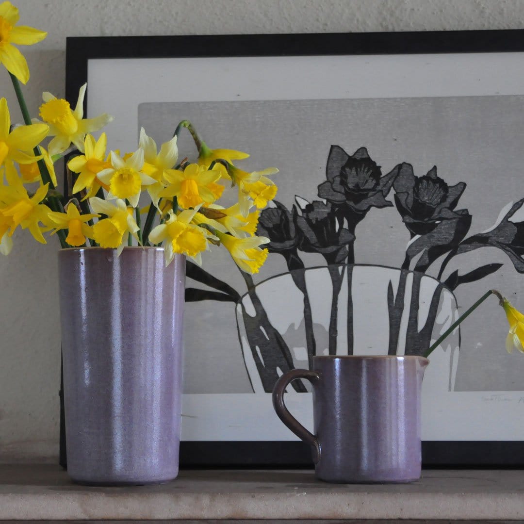 Rustic Heather Small Milk Jug