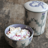 Cream Thistle Porridge Bowl